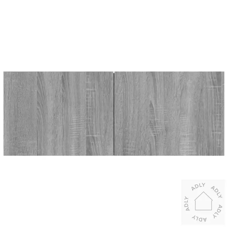 Tv-Skapsett 4 Deler Grå Sonoma Konstruert Tre