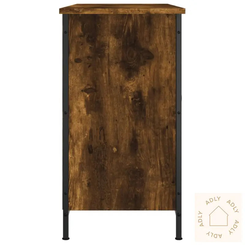 Tv-Benk Sonoma Eik 100X35X65 Cm Konstruert Tre