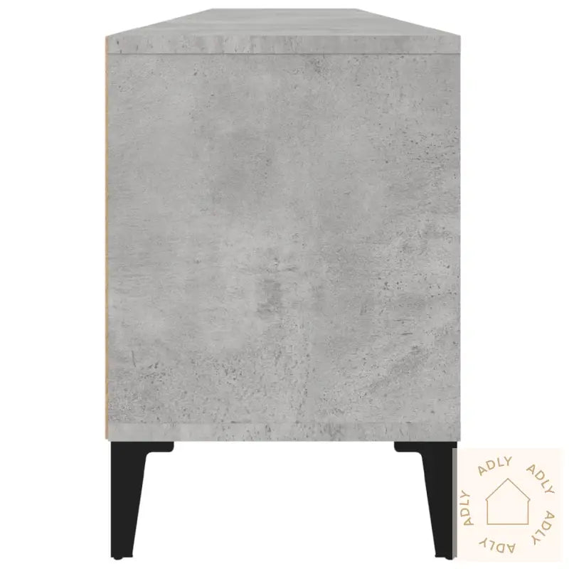 Tv-Benk Betonggrå 150X30X44,5 Cm Konstruert Tre