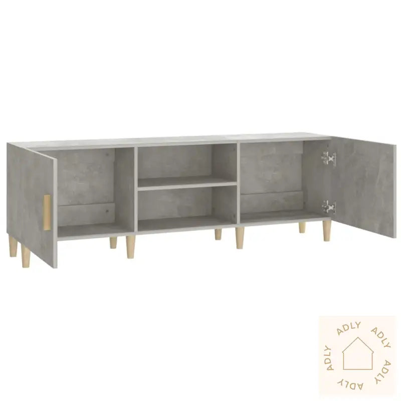 Tv-Benk Betonggrå 150X30X50 Cm Konstruert Tre