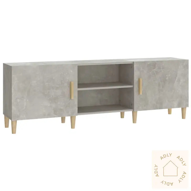Tv-Benk Betonggrå 150X30X50 Cm Konstruert Tre