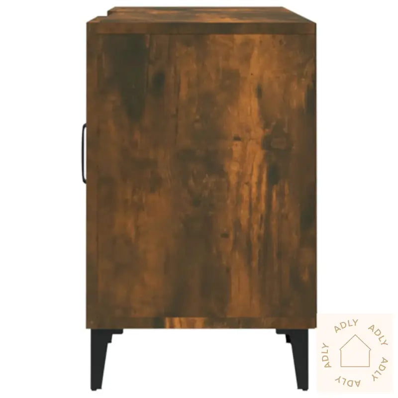 Tv-Benk Røkt Eik 150X30X50 Cm Konstruert Tre