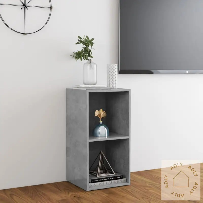 Tv-Benk Betonggrå 72X35X36,5 Cm Konstruert Tre