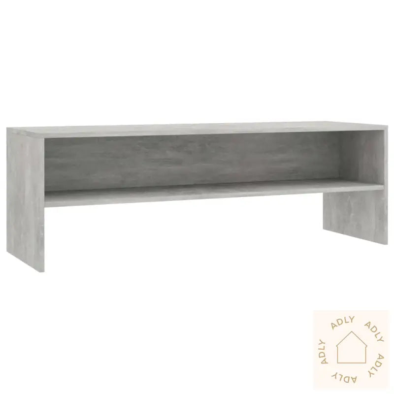 Tv-Benk Betonggrå 120X40X40 Cm Konstruert Tre