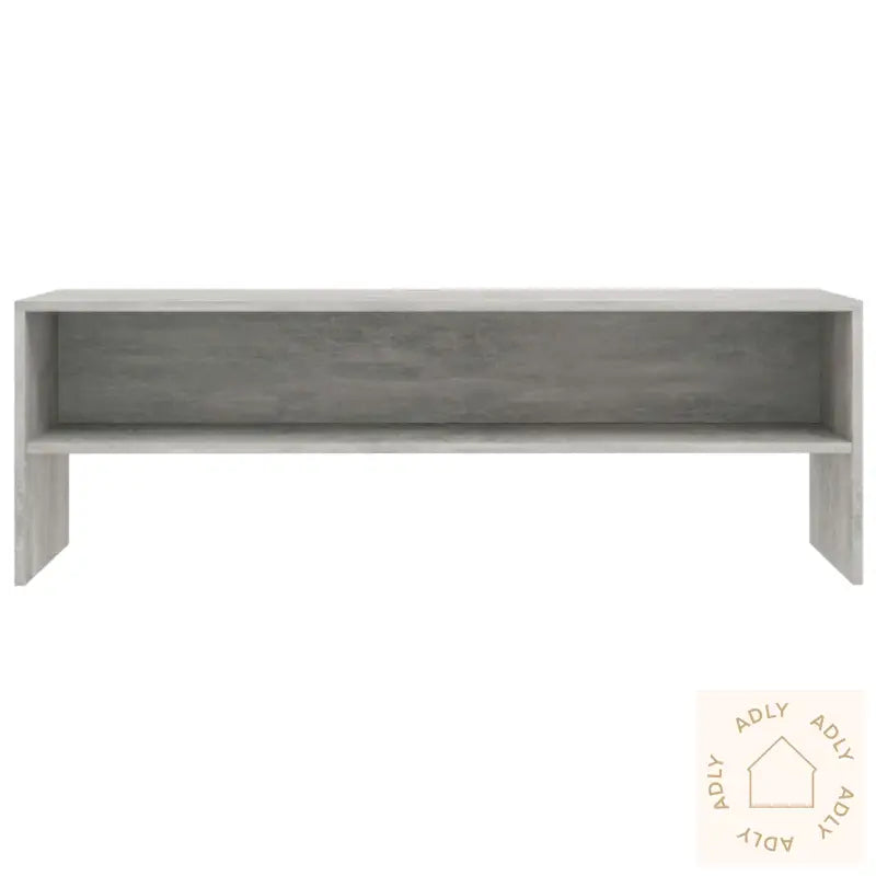Tv-Benk Betonggrå 120X40X40 Cm Konstruert Tre