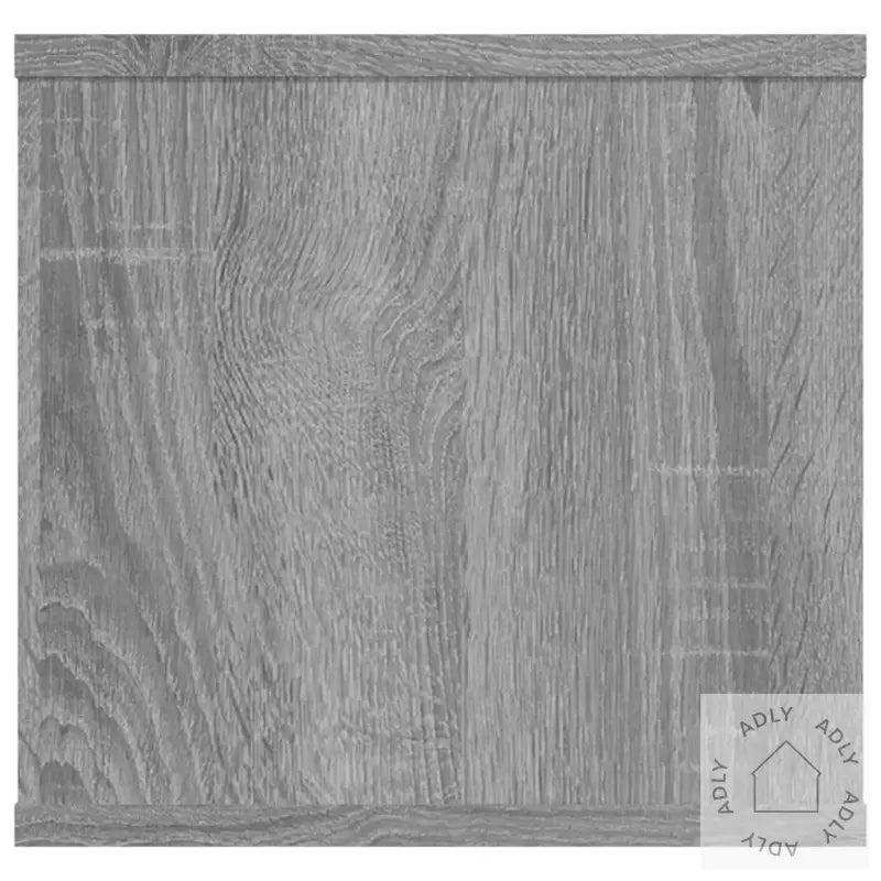 Vegghylle Grå Sonoma 102X30X29 Cm Konstruert Tre