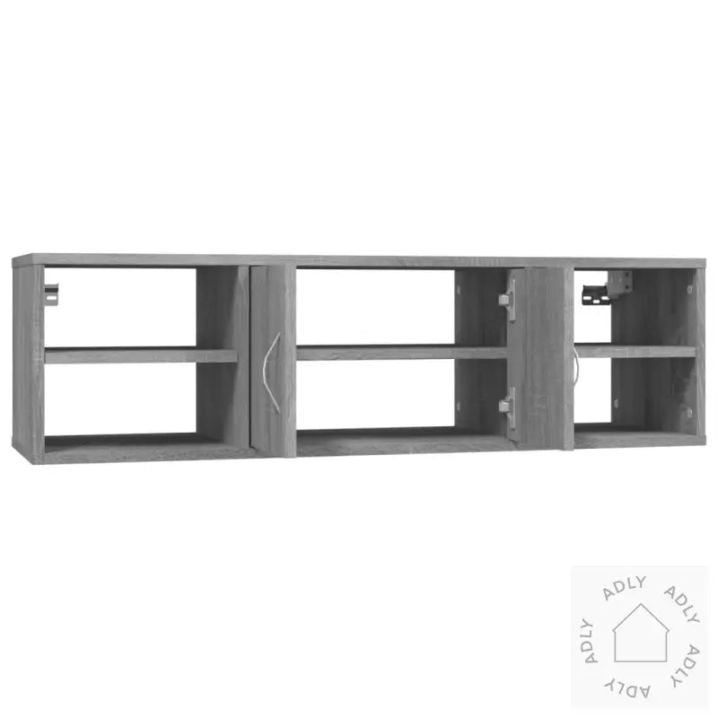 Vegghylle Grå Sonoma 102X30X29 Cm Konstruert Tre