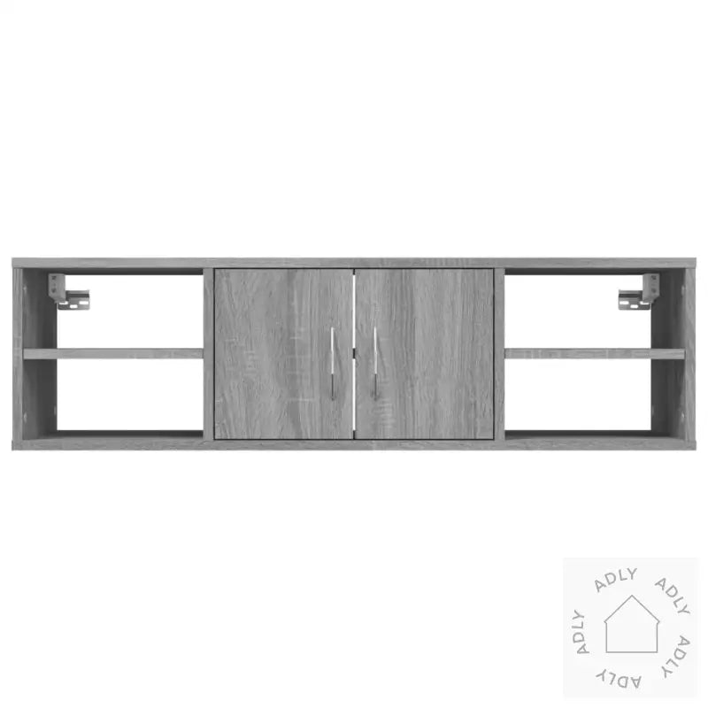 Vegghylle Grå Sonoma 102X30X29 Cm Konstruert Tre