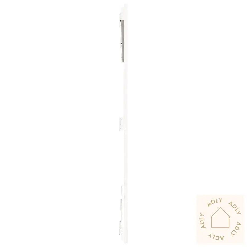 Veggmontert Sengegavl Hvit 185X3X110 Cm Heltre Furu