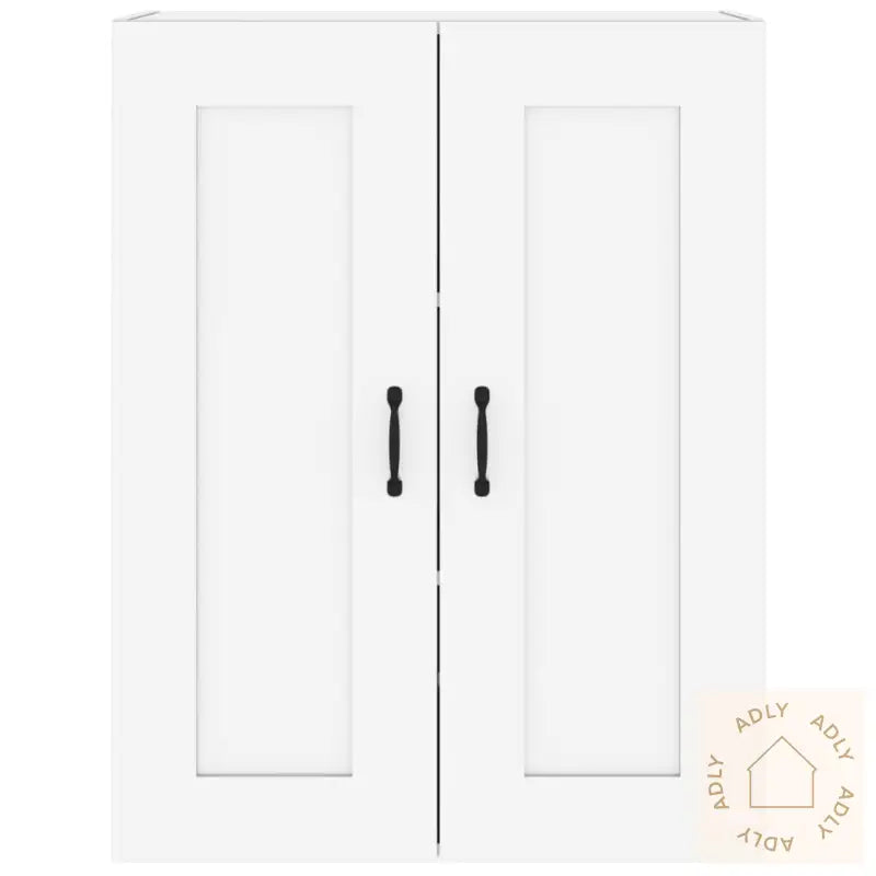 Hengende Veggskap Høyglans Hvit 69,5X32,5X90 Cm