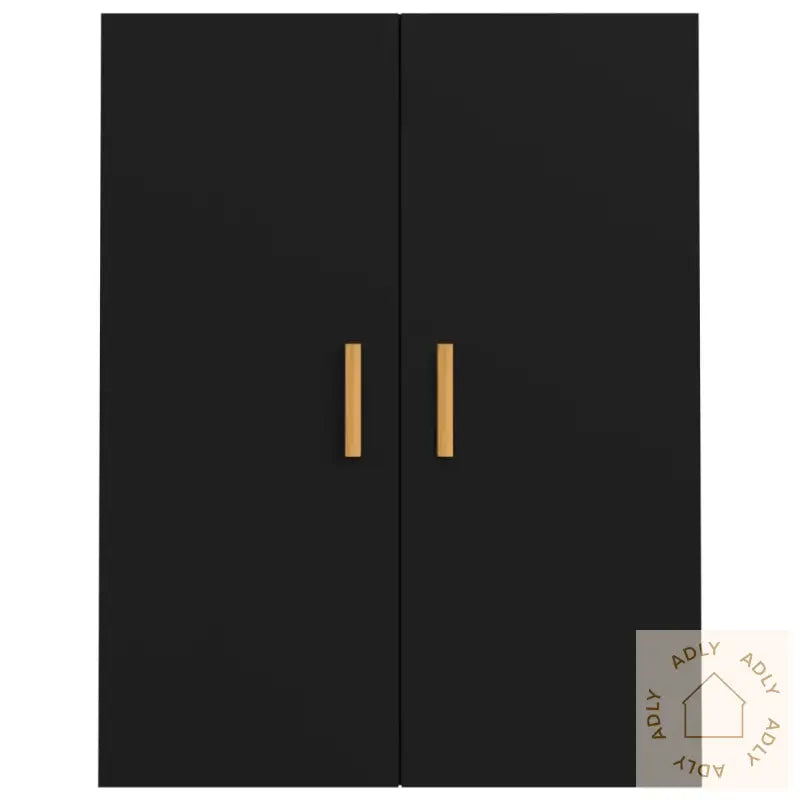 Hengende Veggskap Svart 69,5X34X90 Cm