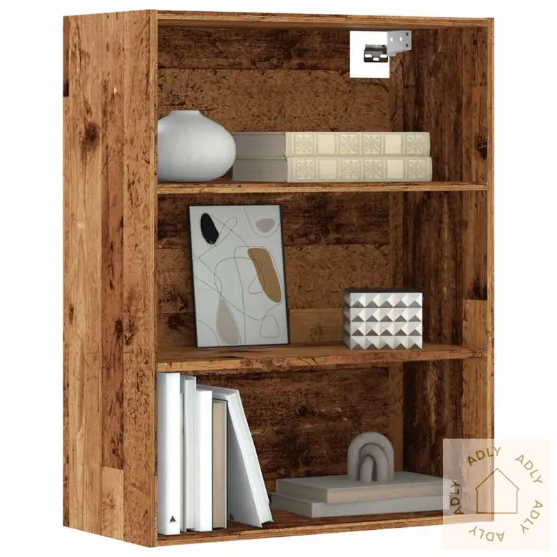 Hengende Veggskap Gammelt Tre 69,5X32,5X90 Cm