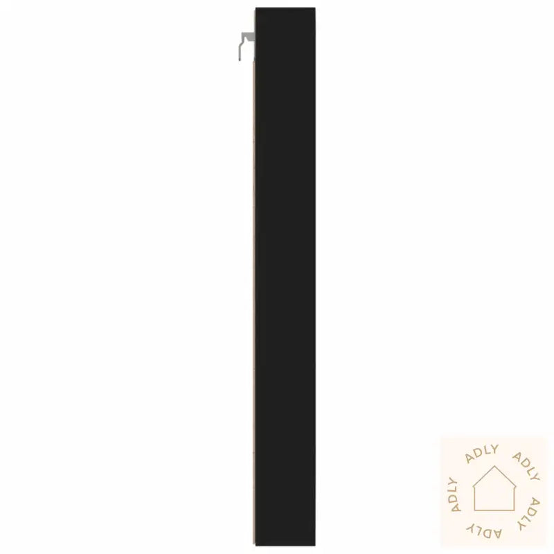 Vitrineskap Svart 100X8,5X75 Cm Konstruert Tre