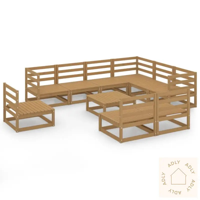 Hagesofagruppe 10 Deler Honningbrun Heltre Furu