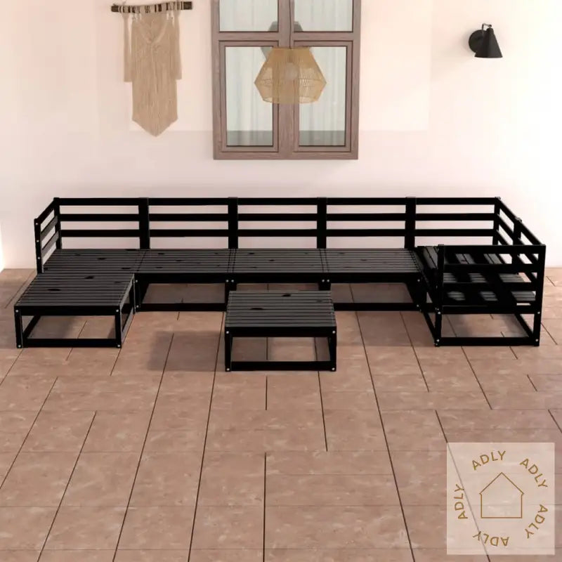 Hagesofagruppe 8 Deler Svart Heltre Furu