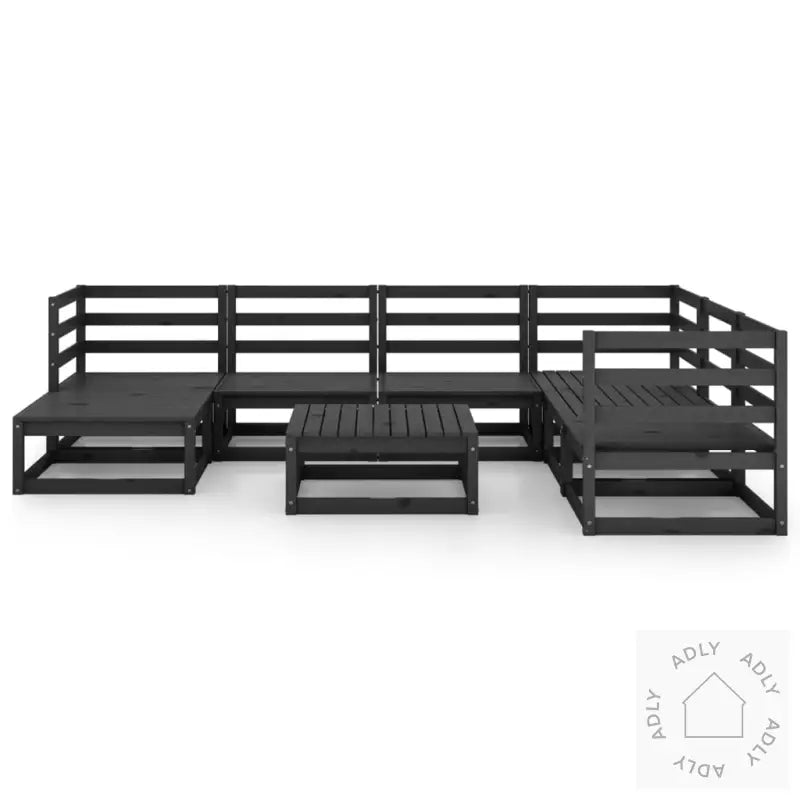 Hagesofagruppe 8 Deler Svart Heltre Furu