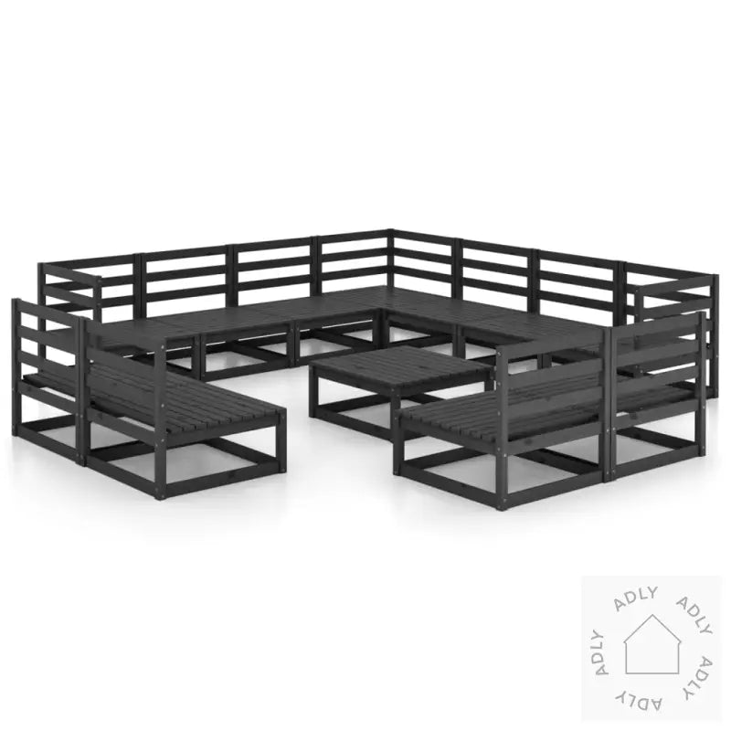 Hagesofagruppe 12 Deler Svart Heltre Furu