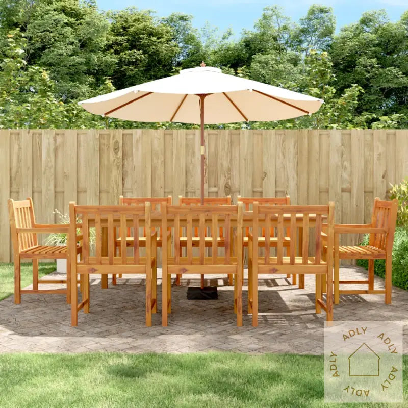 Hagestoler 8 Stk 56X55,5X90 Cm Heltre Akasie