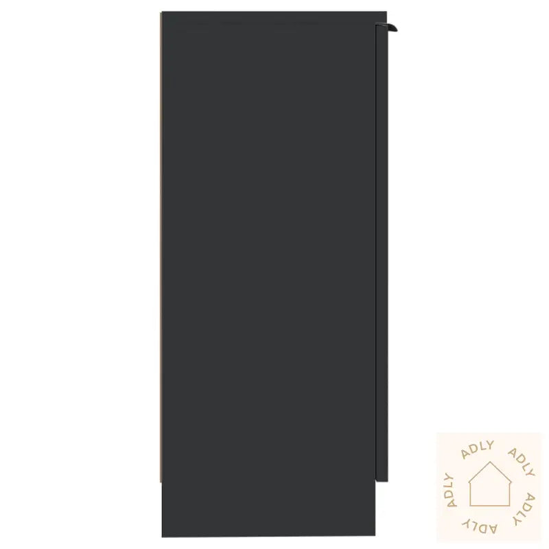 Skjenker 2 Stk Svart 30X30X70 Cm Konstruert Tre