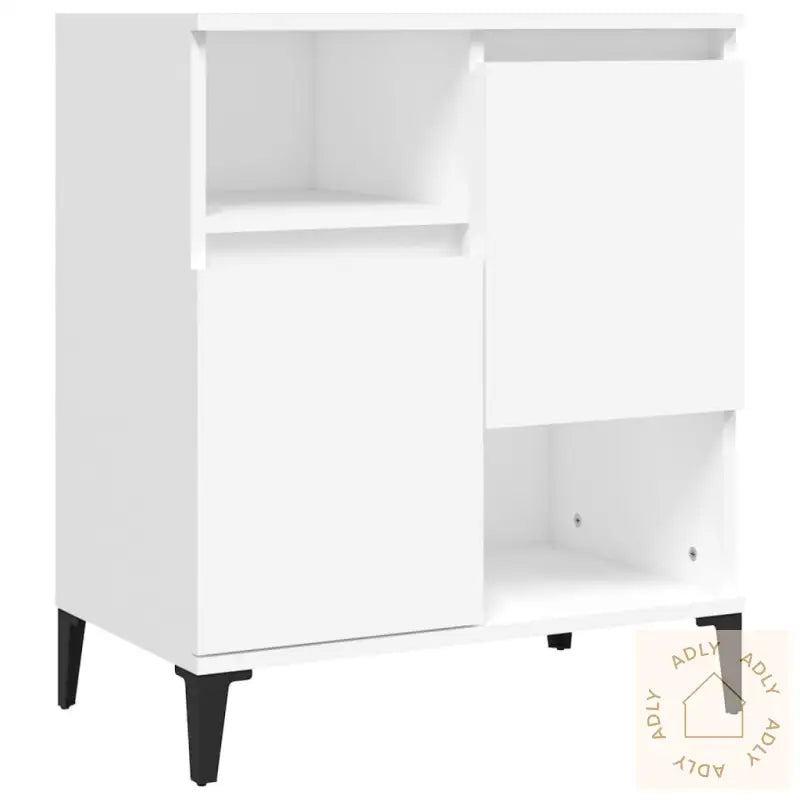 Skjenker 3 Stk Hvit 60X35X70 Cm Konstruert Tre