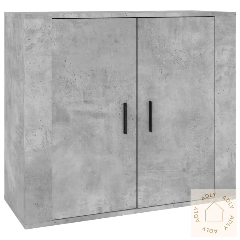 Skjenker 3 Stk Betonggrå Konstruert Tre