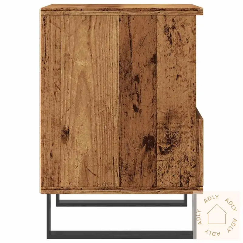 Nattbord 2 Stk Gammelt Tre 40X35X50 Cm Konstruert Tre