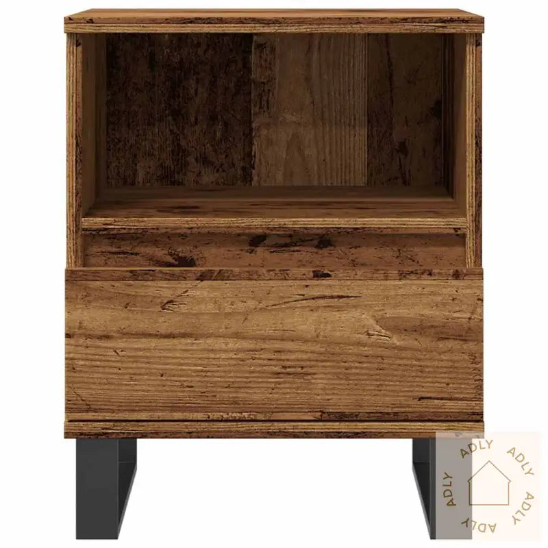 Nattbord 2 Stk Gammelt Tre 40X35X50 Cm Konstruert Tre