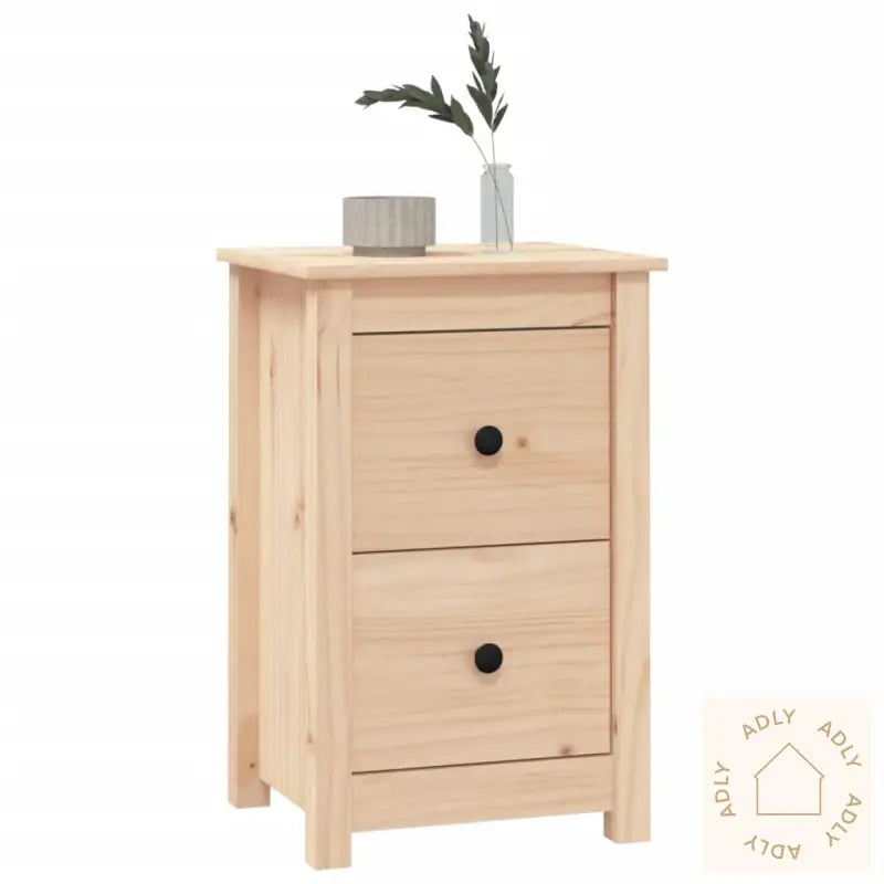 Nattbord 2 Stk 40X35X61,5 Cm Heltre Furu
