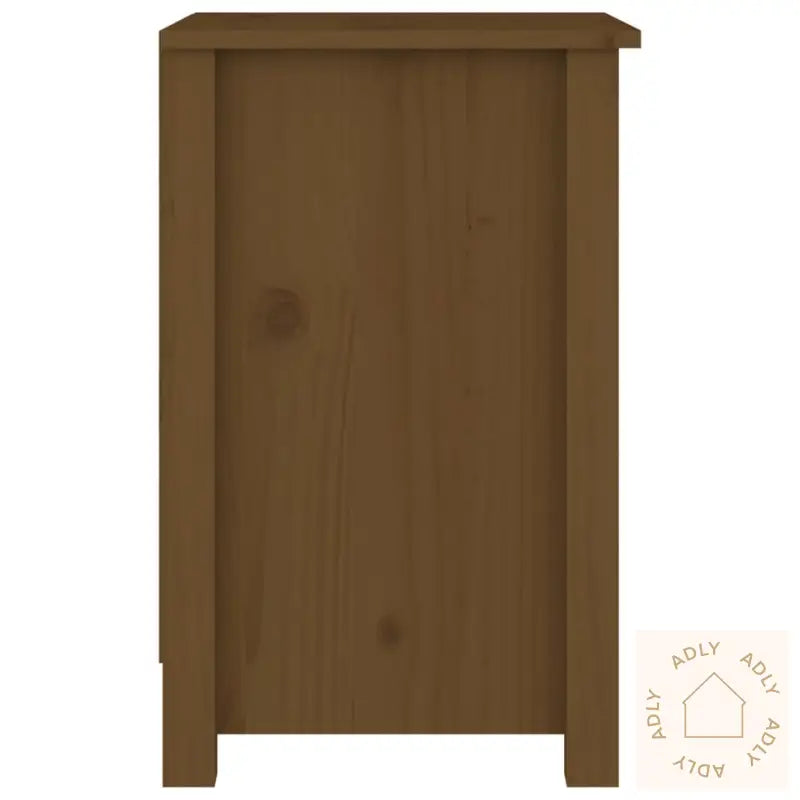 Nattbord 2 Stk Honningbrun 40X35X55 Cm Heltre Furu