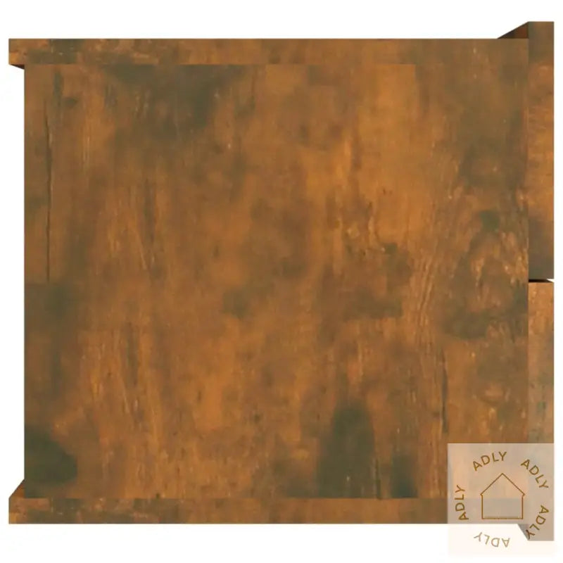 Nattbord 2 Stk Røkt Eik 40X30X30 Cm Konstruert Tre