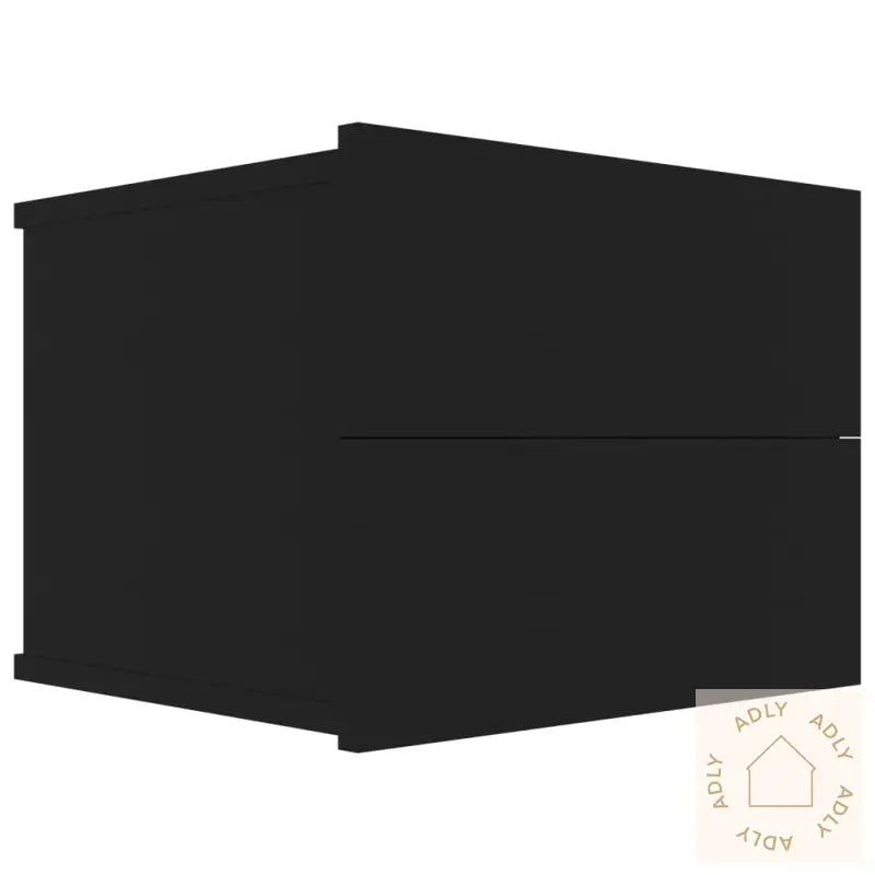 Nattbord 2 Stk Svart 40X30X30 Cm Konstruert Tre