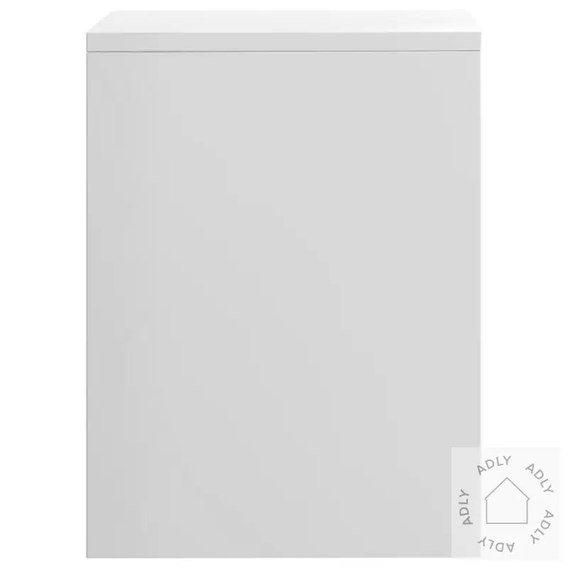 Nattbord 2 Stk Høyglans Hvit 40X30X40 Cm Konstruert Tre