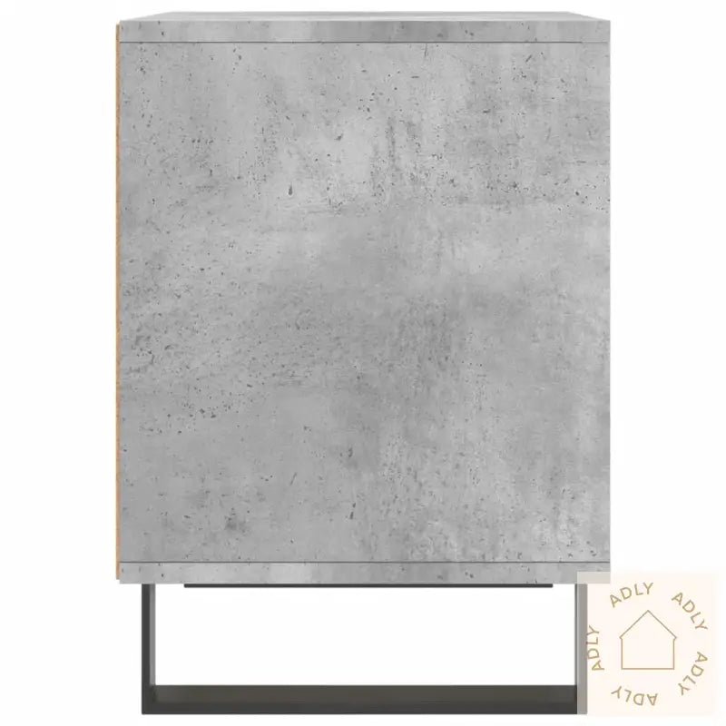 Nattbord 2 Stk Betonggrå 40X35X50 Cm Konstruert Tre