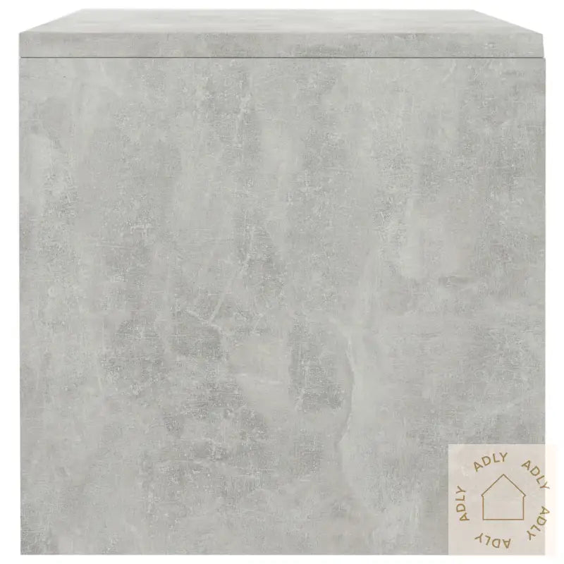 Nattbord 2 Stk Betonggrå 40X30X30 Cm Konstruert Tre