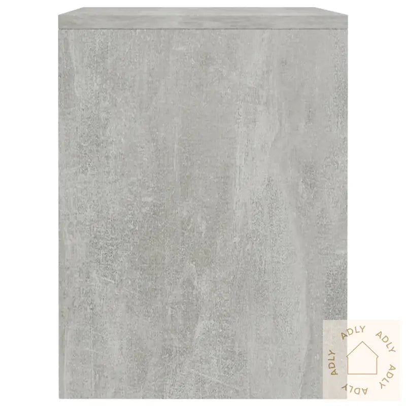 Nattbord 2 Stk Betonggrå 40X30X40 Cm Konstruert Tre