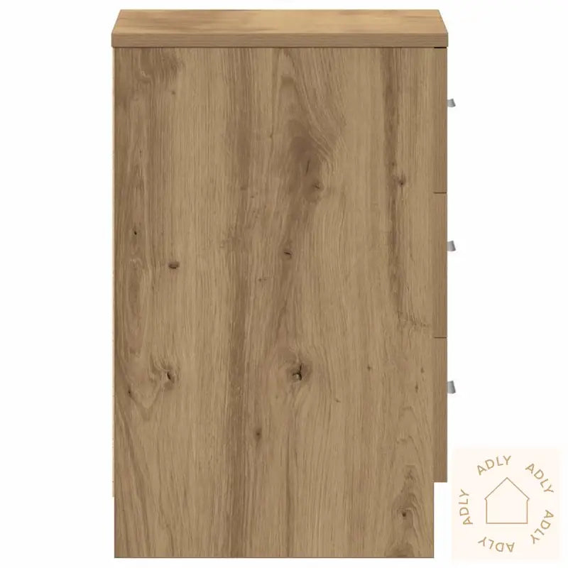 Nattbord 2 Stk Artisan Eik 38X35X55 Cm Konstruert Tre
