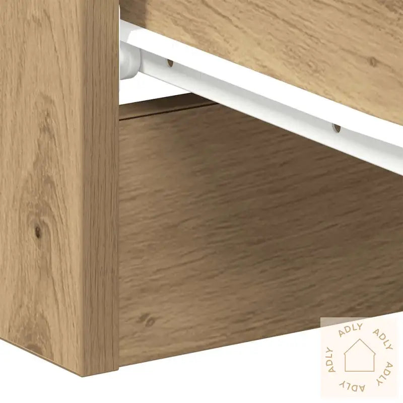 Nattbord 2 Stk Artisan Eik 38X35X55 Cm Konstruert Tre