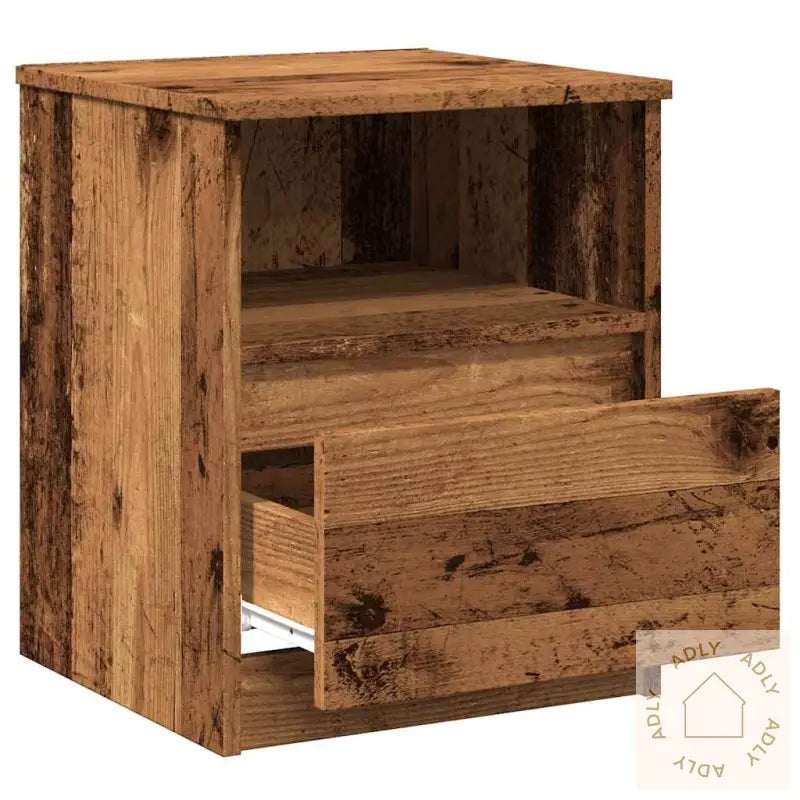 Nattbord 2 Stk Gammelt Tre 40X40X50 Cm Konstruert Tre