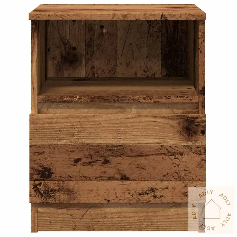 Nattbord 2 Stk Gammelt Tre 40X40X50 Cm Konstruert Tre