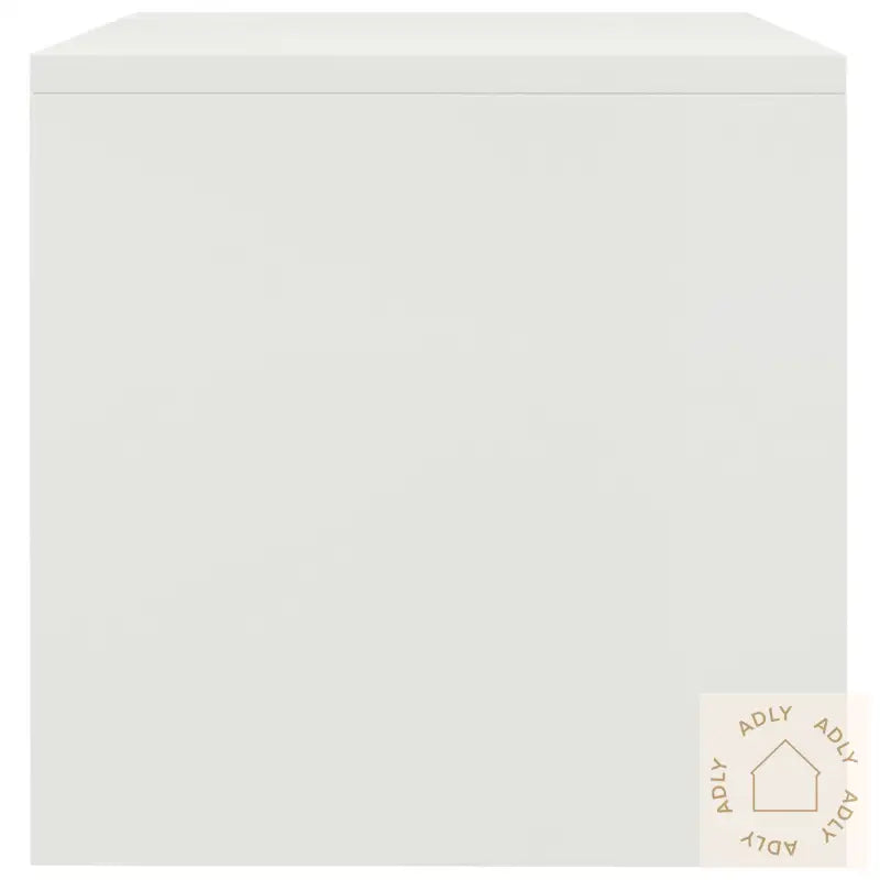 Nattbord 2 Stk Hvit 40X30X30 Cm Konstruert Tre