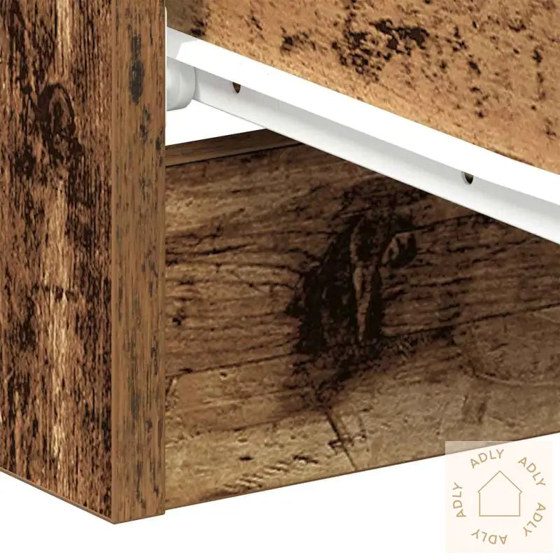 Nattbord 2 Stk Gammelt Tre 38X35X55 Cm Konstruert Tre