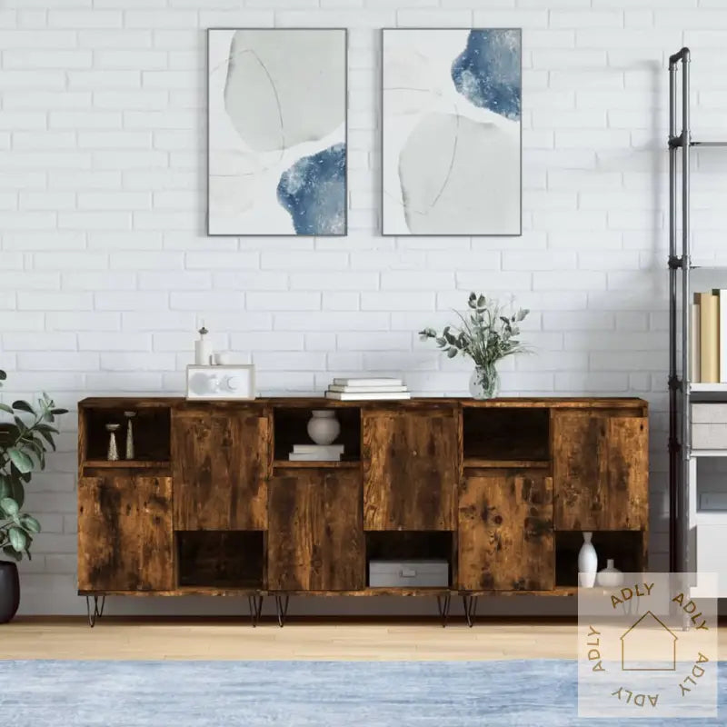 Skjenker 2 Stk Konstruert Tre