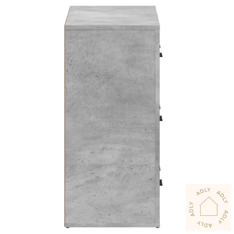 Skjenker 2 Stk Betonggrå Konstruert Tre