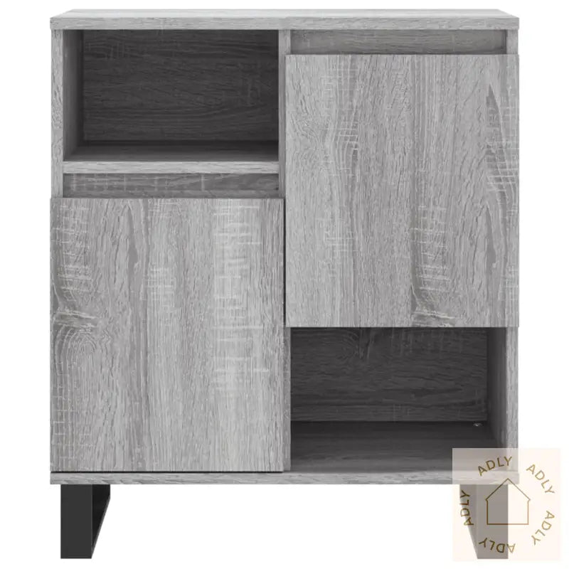 Skjenker 3 Stk Grå Sonoma Konstruert Tre