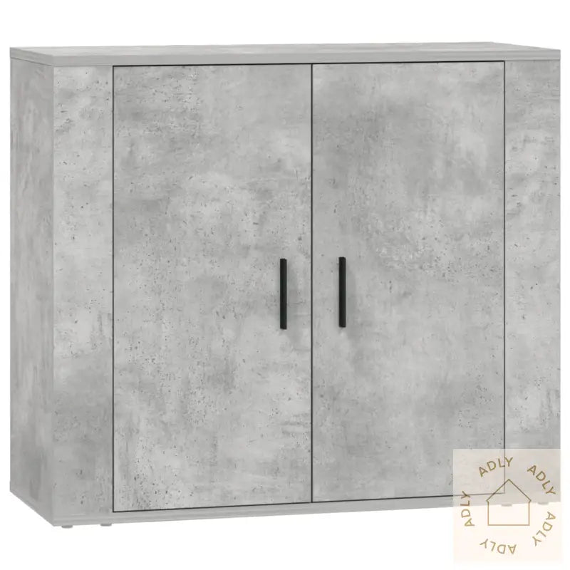 Skjenker 3 Stk Betonggrå Konstruert Tre