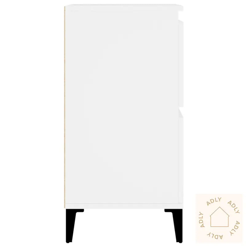 Skjenker 3 Stk Hvit 60X35X70 Cm Konstruert Tre