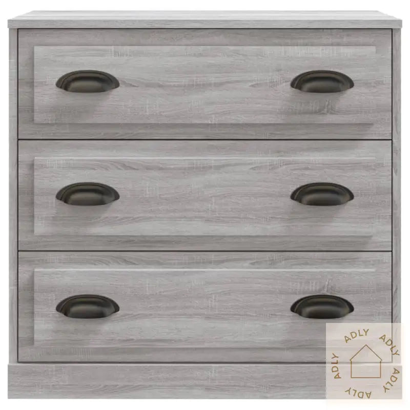 Skjenker 2 Stk Grå Sonoma Konstruert Tre