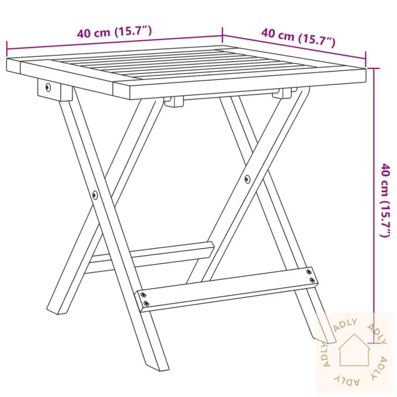 Solsenger 2 Stk Med Bord Svart Heltre Akasie