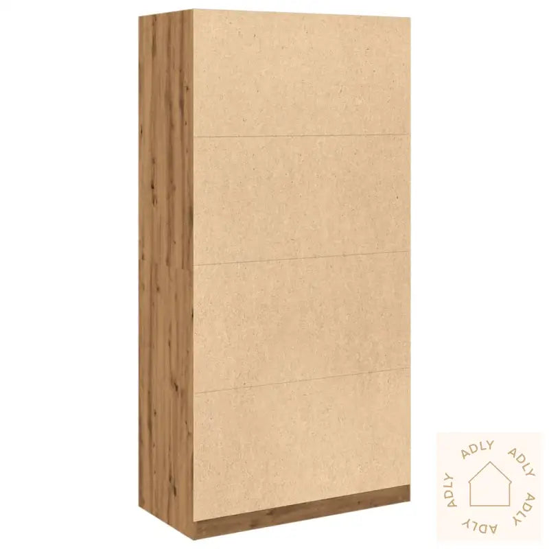 Garderobe Artisan Eik 100X50X200 Cm Konstruert Tre