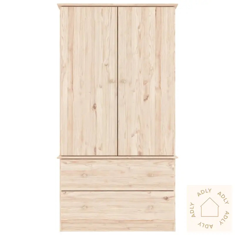 Garderobe Alta 90X55X170 Cm Heltre Furu